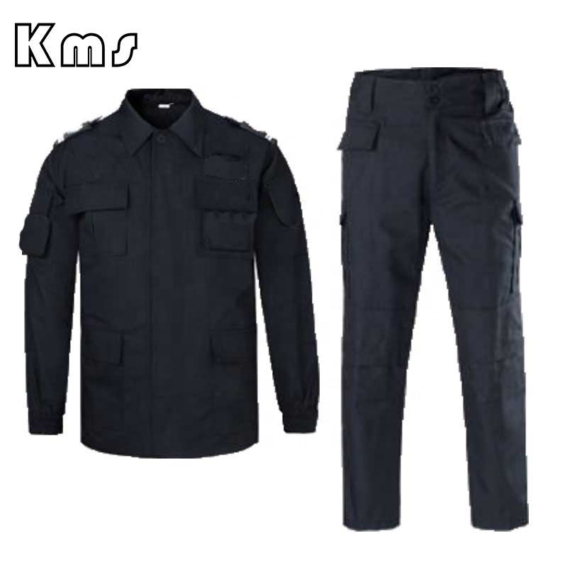 KMS Customization Wholesale Hot Selling Equipments Suit Shoulder Badge Jacket Security Uniforms Guard Set Security Guard Uniform