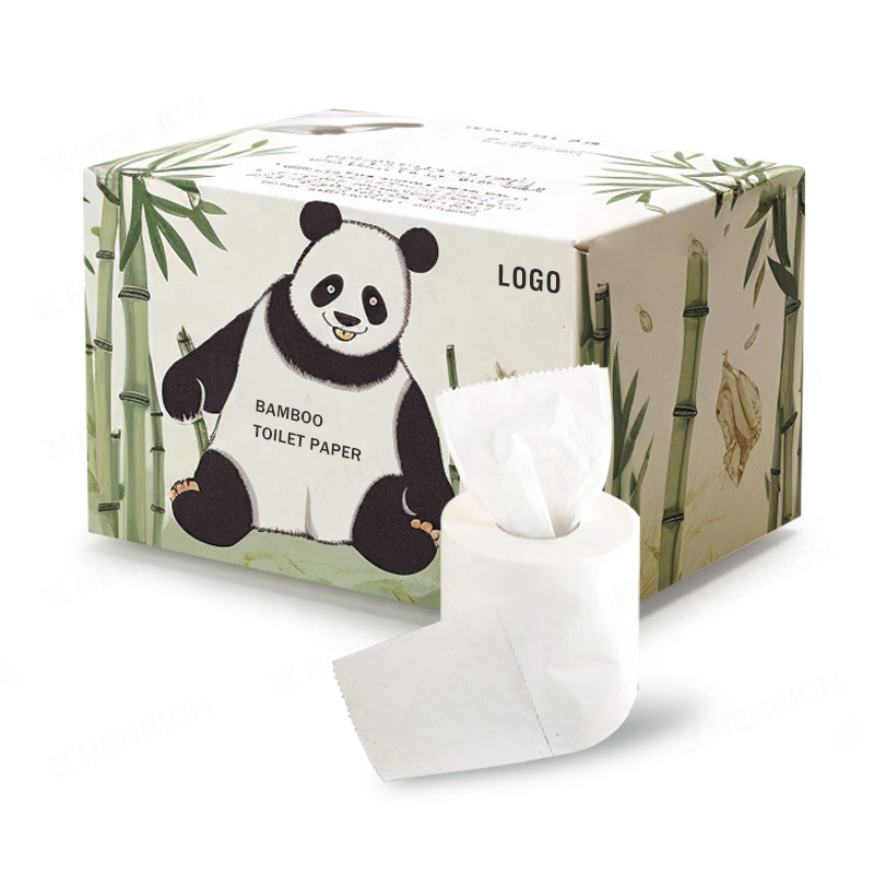 HENRICH TAD 1/2/3/4 layers 100% Bamboo Pulp manufacturer raw material for making paper toilet tissue