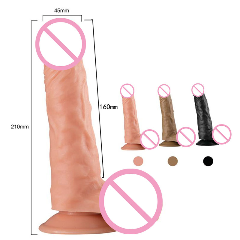 Hot Sell High Realistic Soft Bulk Dildos Strong Suction Cup dick female Penis Different Inch cock Dildo for Women