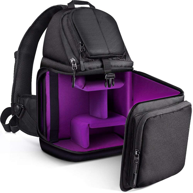 Камера случае рюкзак слинг Crossbody Совместимость водонепроницаемый противоударный Объектив штатив интимные аксессуары беззеркальных DSLR камера сумки