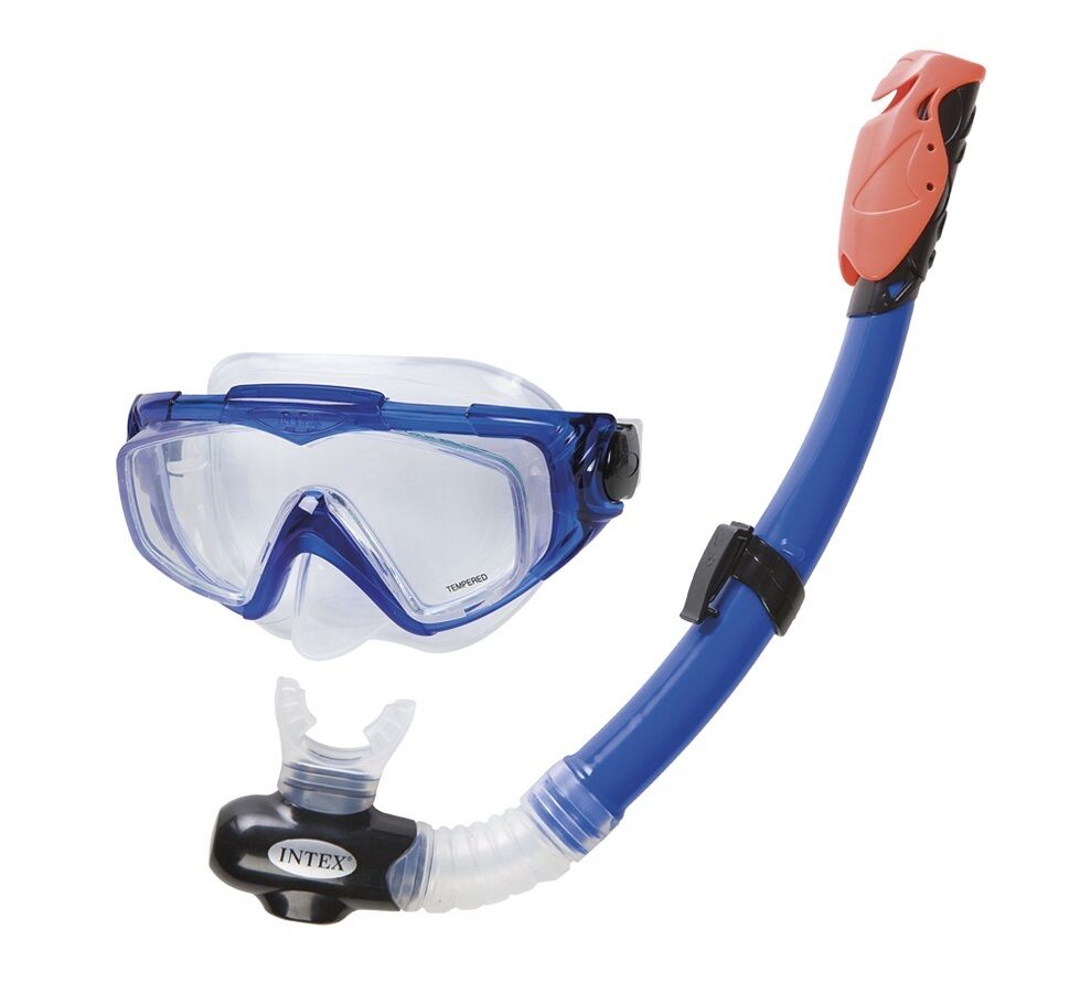 INTEX 55962 силиконовая aqua Спортивная маска для плавания