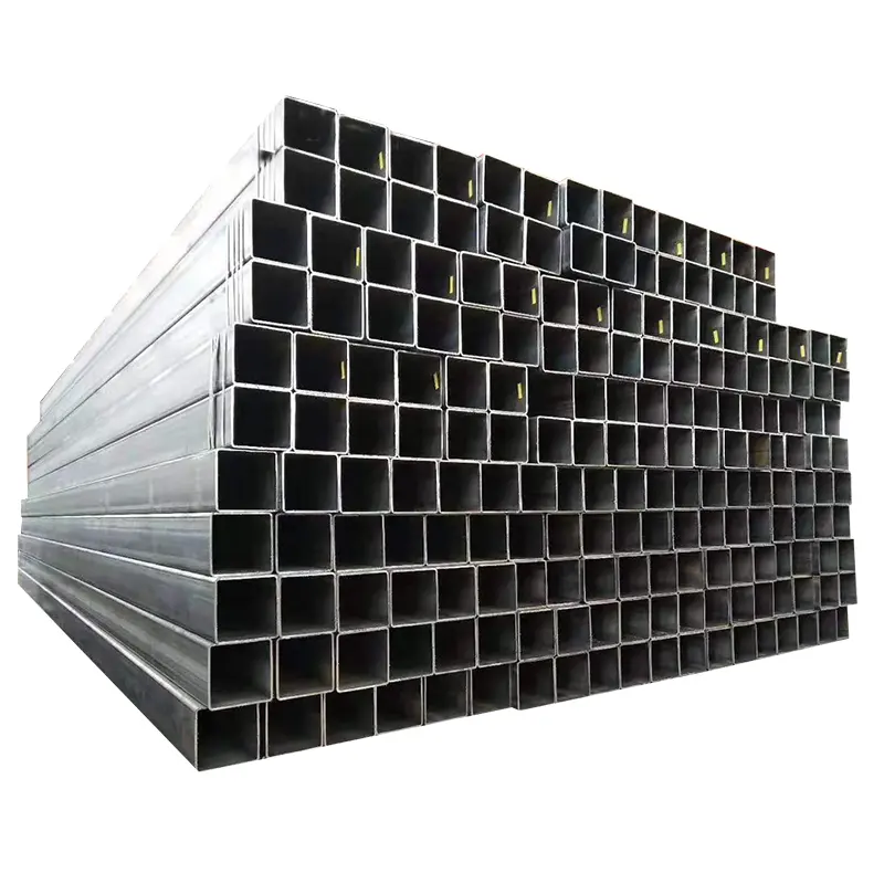 ASTM A500 En10219 Q235 Mild Carbon Steel Profile Galvanized Square Hollow Section Iron Pipe