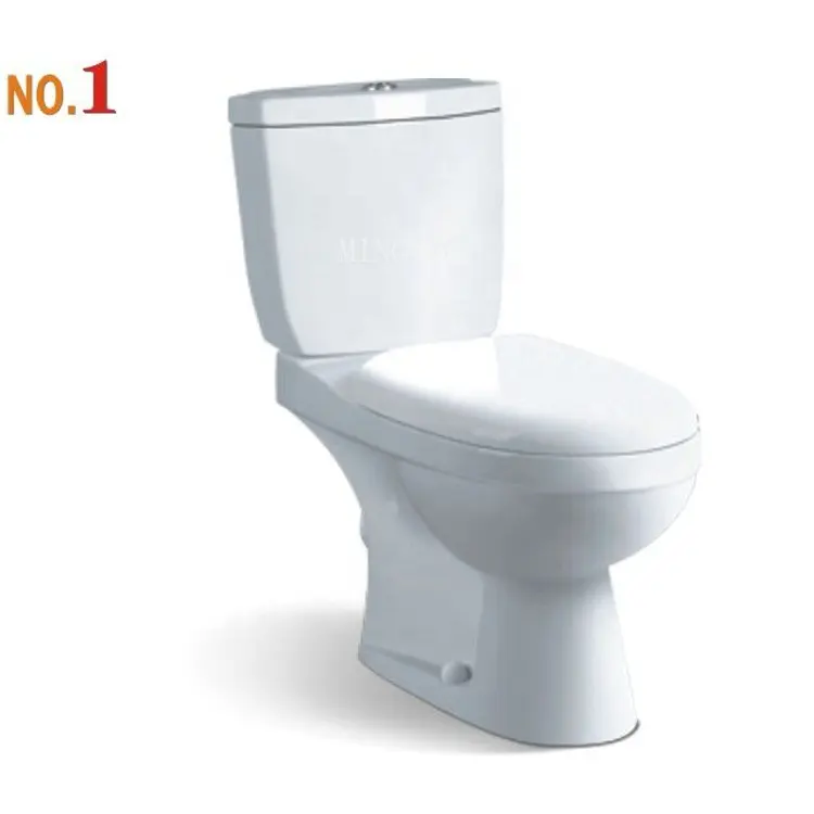 Low price bathroom sanitary ware ceramic washdown two piece toilet wc price