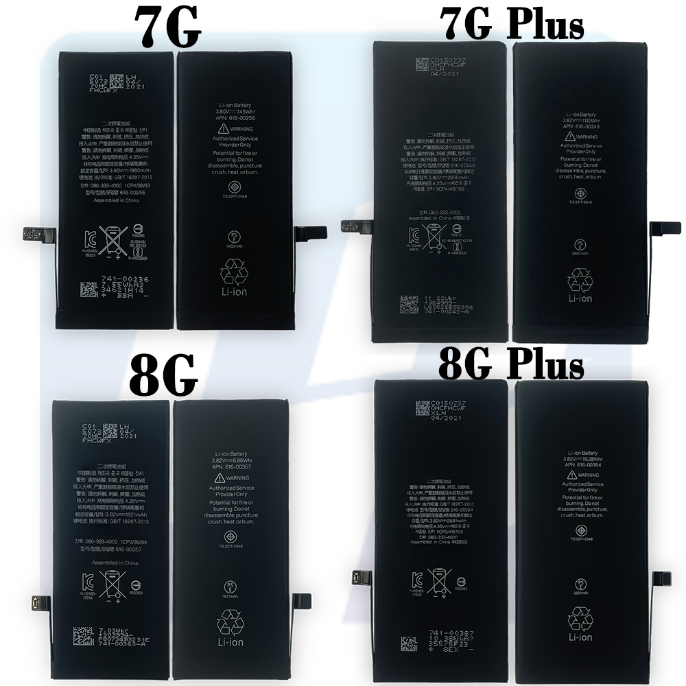 smartphone mobile cellphone battery for iphone 4 4s 5 5s se 6 6s 6p 6sp 7 7p 8 8p plus x xr xs max 11 pro