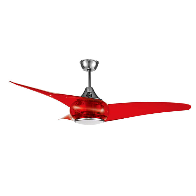 Лучшие продажи красный цвет 50 дюймов пластиковые ventilateur plafonier моторный накопитель переменного тока охлаждения с акрилловым покрытием пластиковые лопасти потолочный вентилятор
