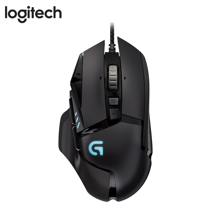 100% оригинальная игровая мышь Logitech G502 HERO двигатель 16000 точек/дюйм RGB Glare G502 Xiaomi Logitech мышь