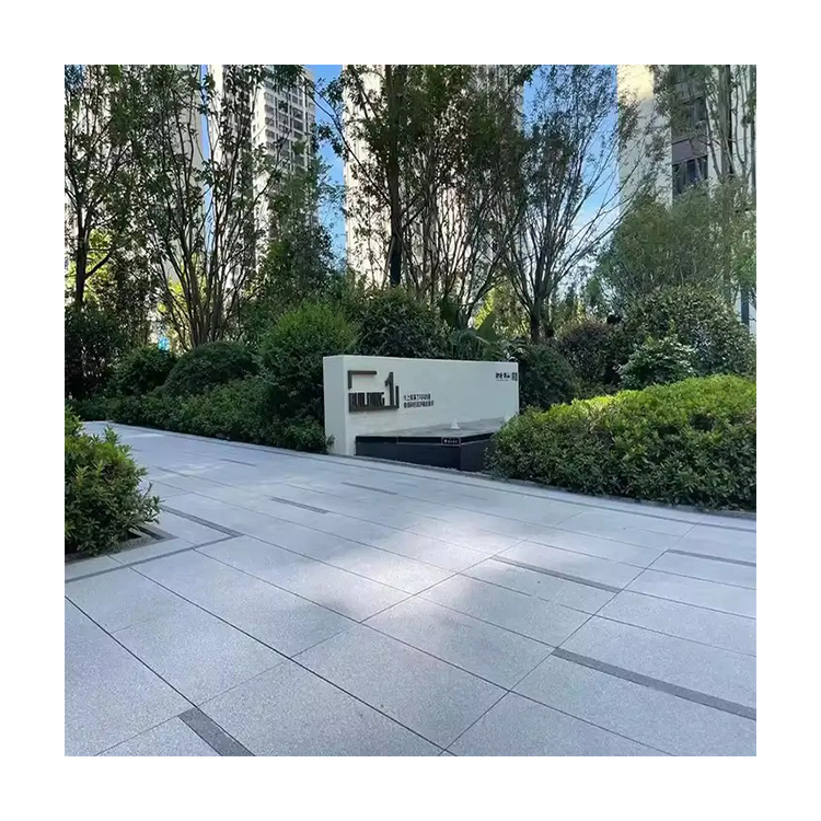 High Quality Gray Exterior Plaza Floor Granite Paving Stone Driveway Pavers Stone Black Basalt Paving Stones