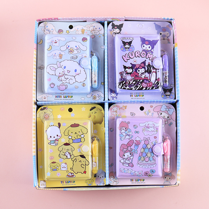 Kawaii My Melody Cinnamoroll блокнот Kuromi специально форменная магнитная пряжка блокнот для студентов пароль блокнот
