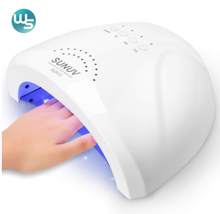 Лампа УФ/LED для сушки гель-лака, 48 Вт, 3 таймера