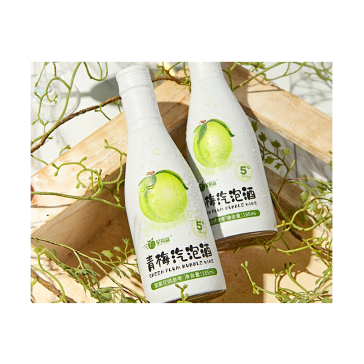 Factory Outlet Happyfull Premium Low Degree ABV 5% Alcohol Umeshu Liqueur Plum Sparkling Wine
