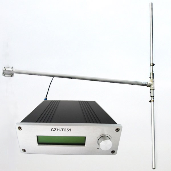 Fmuser CZH-T251 CZE-T251 FU-25A PLL FM стерео передатчик + DP100 дипольная антенна укомплектованный набор для радиостанции