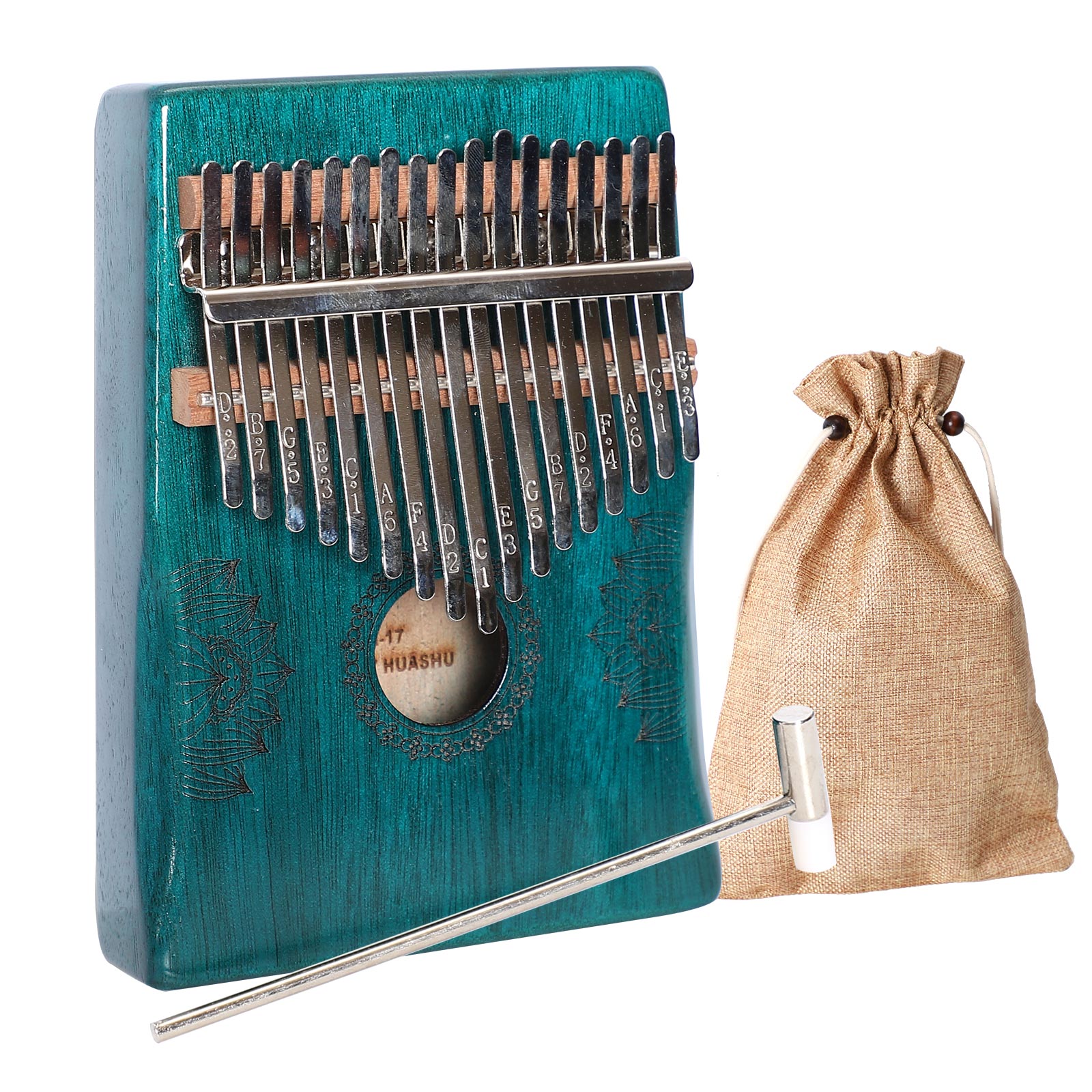 Новинка, популярный Kalimba, оптовая продажа, под заказ, деревянные клавиши, 17 клавиш, самый популярный музыкальный подарок Kalimba
