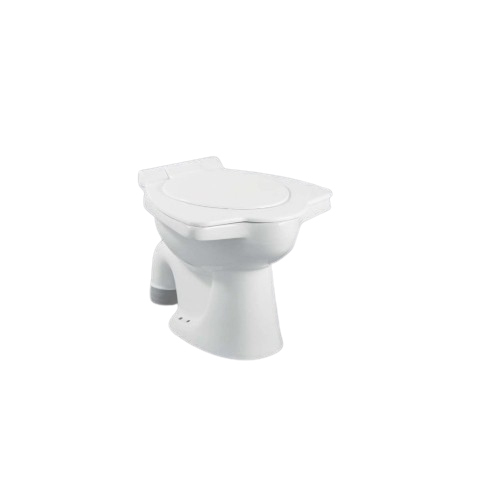 Modern High Quality One-Piece Ceramic WC Toilet Wall-Mounted Washdown Flush P-Trap Drainage Bathroom Sanitary Ware Toilet Set