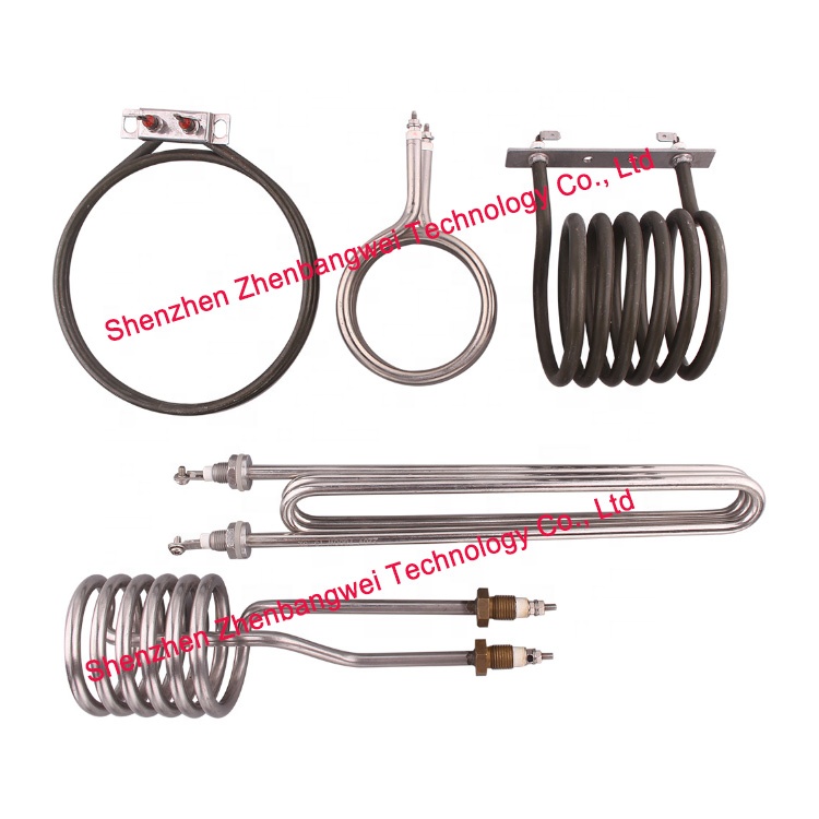 ZBW customized Stainless Steel Tubular Heater  For Oven AirFryer , SUS304 Heater Element ,Tubular Coil Electric heating element