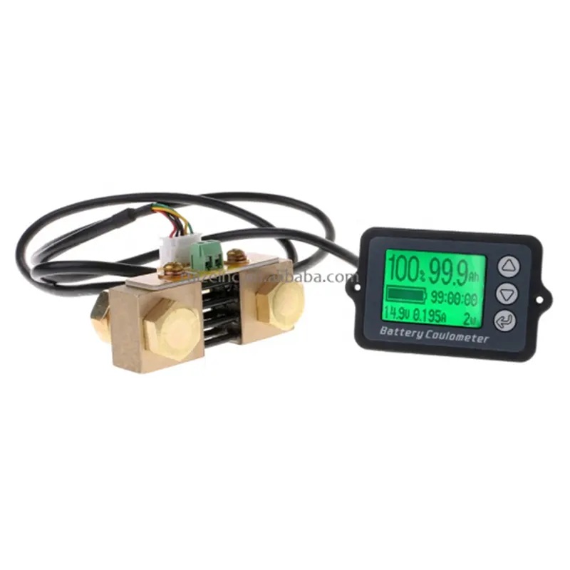 TK15 80V 50A 100A 350A Coulomb Meter  Battery Capacity tester Coulometer Power Level Display Lithium Battery Capacity Indicator