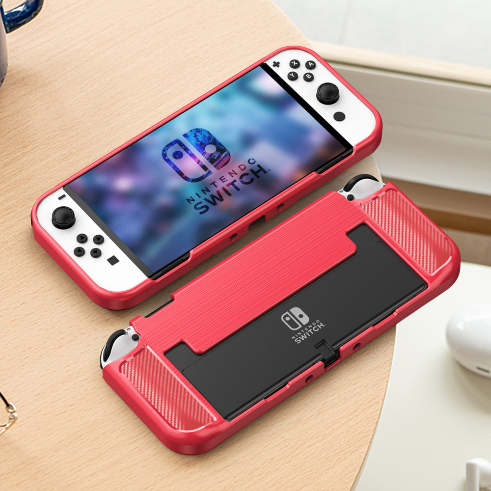 1pc TPU Gamepad Protective Case Game Console Skin Cover Shell Frame Protector for Nintendo Switch OLED Accessories