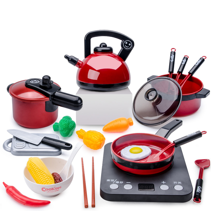 2021 hot sell Kids girls boy cooking pretend play kitchen toys sets plastic DIY other toys educational toys
