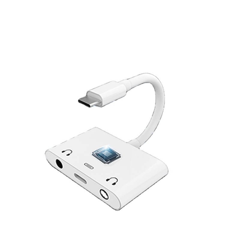 2021 новейший 3 в 1 USB-C цифровой аудио конвертер адаптер с 3,5 мм Jack разветвитель ЦАП чип для Ipad pro