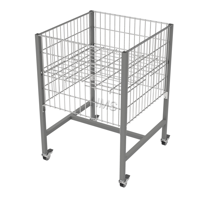 600x600x800mm promotion table with wheels wire display promotion desk