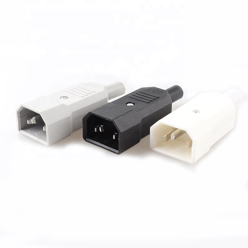 LZ-14-T1 черный 10A 250V 18AWG по американскому стандарту IEC 60320 C13 в соответствии со стандартом IEC 60320 C14 разъем питания