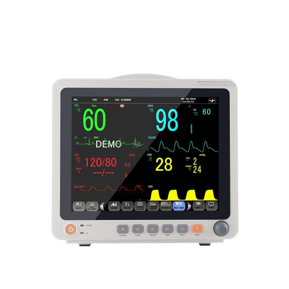 Bedside Medical Ambulance Standard Multi Parameter Portable ICU Patient Monitor