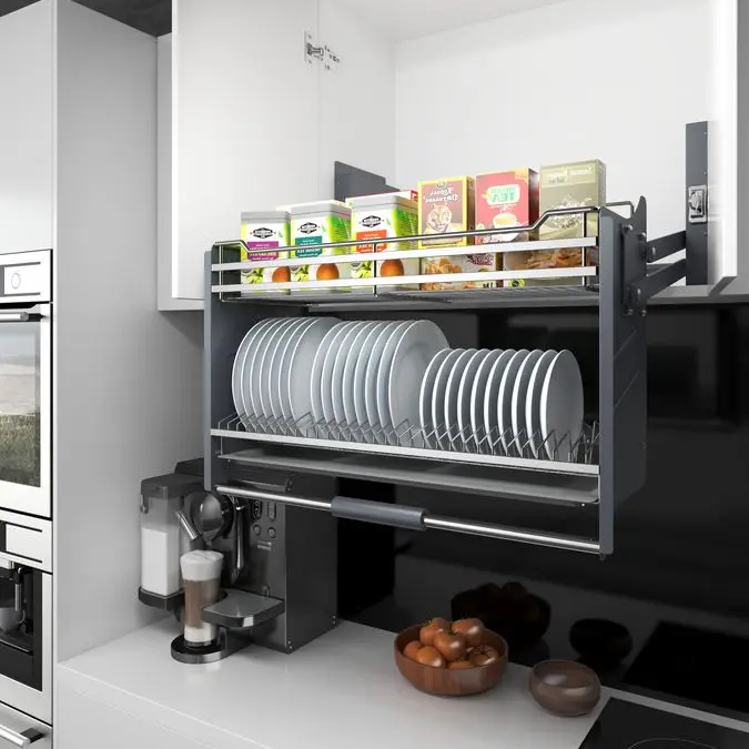 Modern Wire Baskets Kitchen Cabinets Basket Pull Down kitchen cabinet