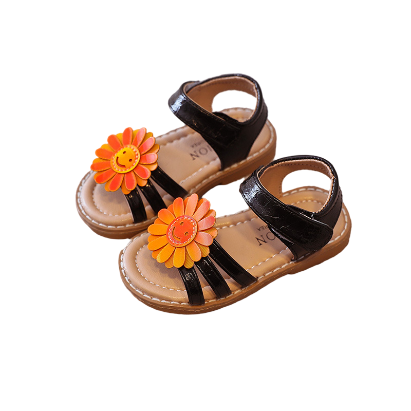 Summer 2021 New Product Decorative Flowers Girls Children&#39;s Kids Casual Shoes Children&#39;s Baby Sandals