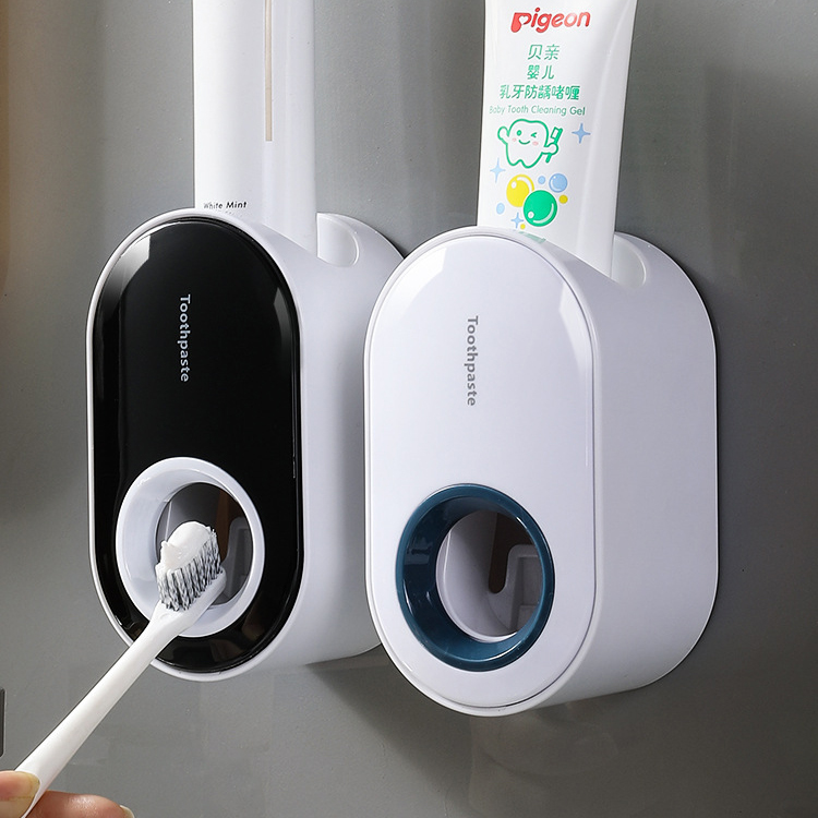 Manufacturer Direct Supply Wall Mounted Bathing Room Plastic Toothpaste Holder Squeezer Dispenser