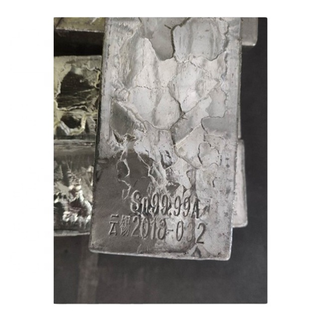 pure Tin Ingot/Sn99.90 Sn99.95 Sn99.99