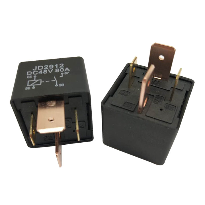 JD2912 High Current 48V 80A Automotie Relay 4 Pin Relay 4 Pin Car Relay