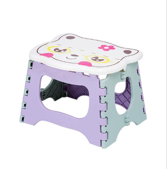 Hot Selling Folding Step Stool for Toddles Kids Portable Collapsible Small Plastic Foot Stool for Kids