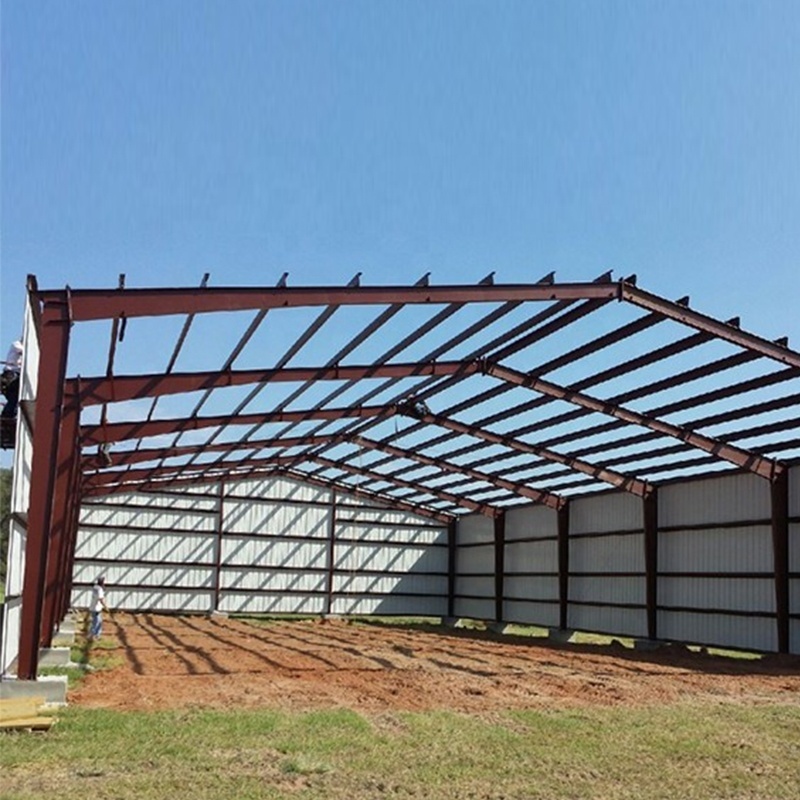 Easily Assembled Metal Warehouse Waterproof Prefab Industrial Factory Building Steel Structure Workshop