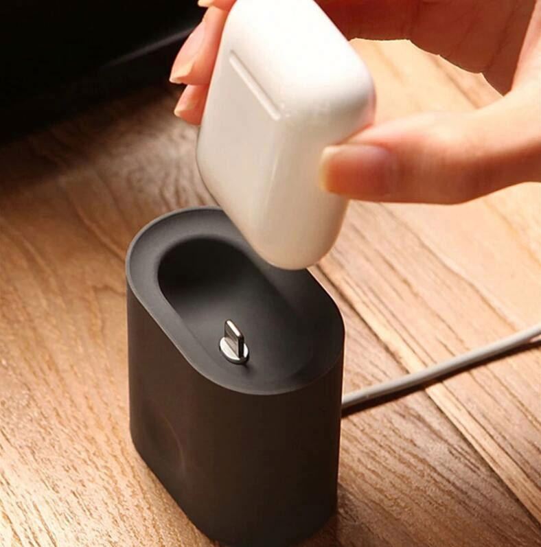 Удобный силиконовый держатель для зарядной станции Airpods