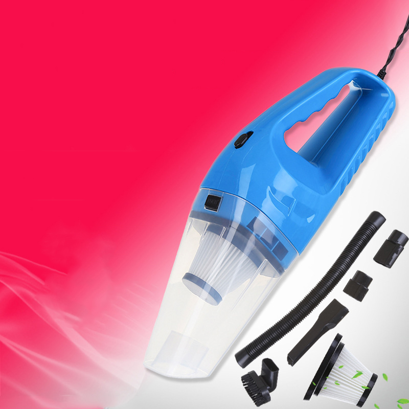 12v Mini Portable Car Vehicle Auto Recharge Wet Dry 120w High-power Handheld Car Mini Vacuum Cleaner
