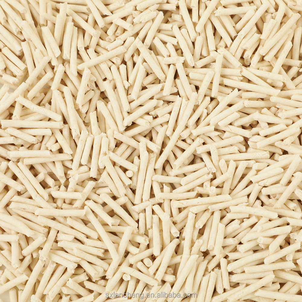 Natural Plant Fiber Tofu Cat Litter PET Self Cleaning Crsuhed