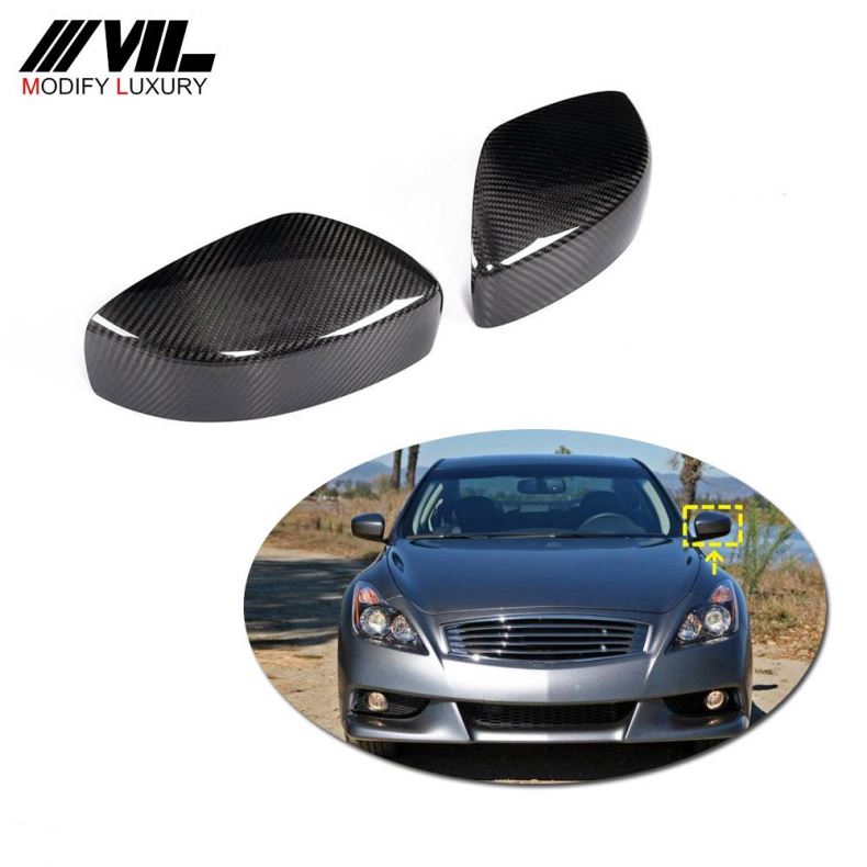 Боковые зеркала из углеродного волокна для Infiniti G25 G37 2007-2013