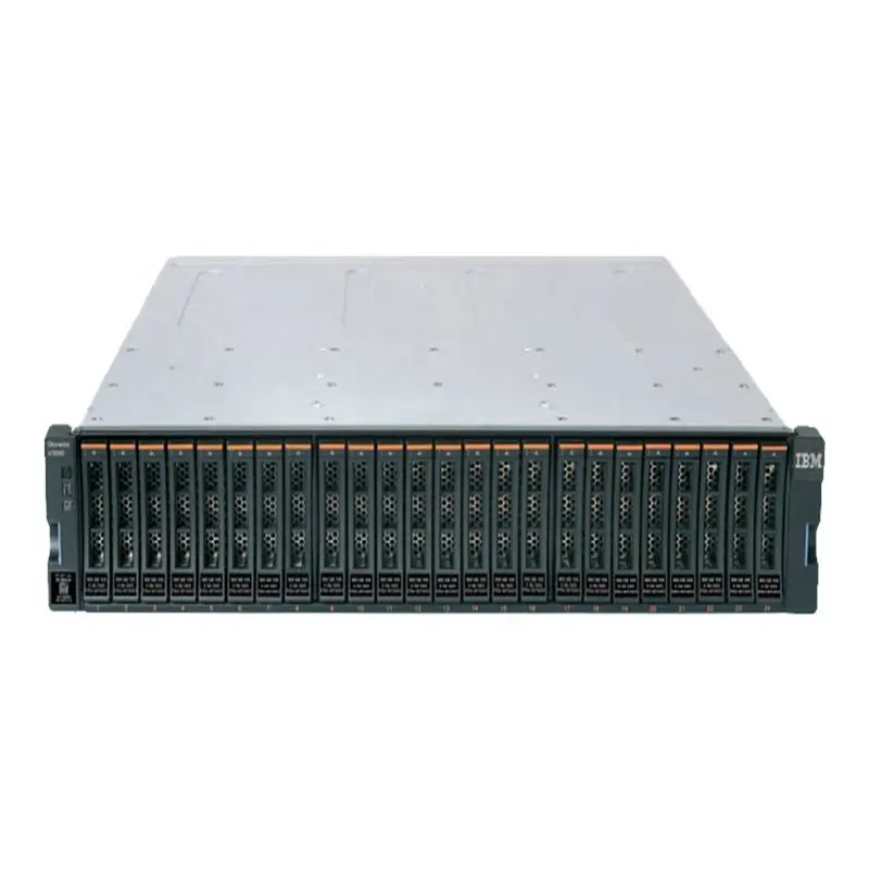 High Quality 2U rack storage 24 SFF drive bays IBM Storwize V5000 for Lenovo