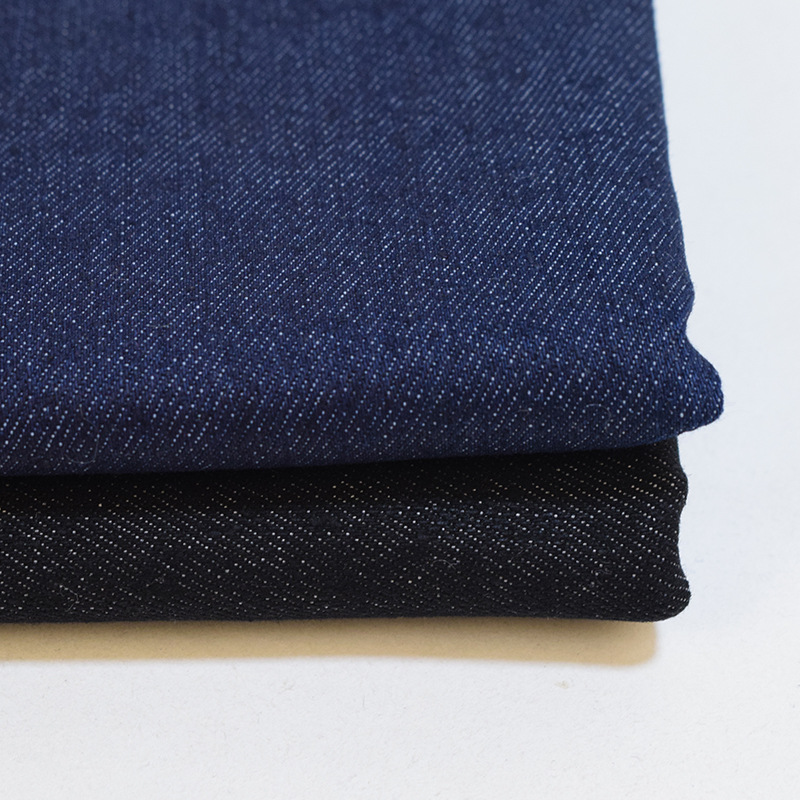 Twill woven 33% polyester 65% cotton 2% elastic washed 9 oz denim fabric for coat
