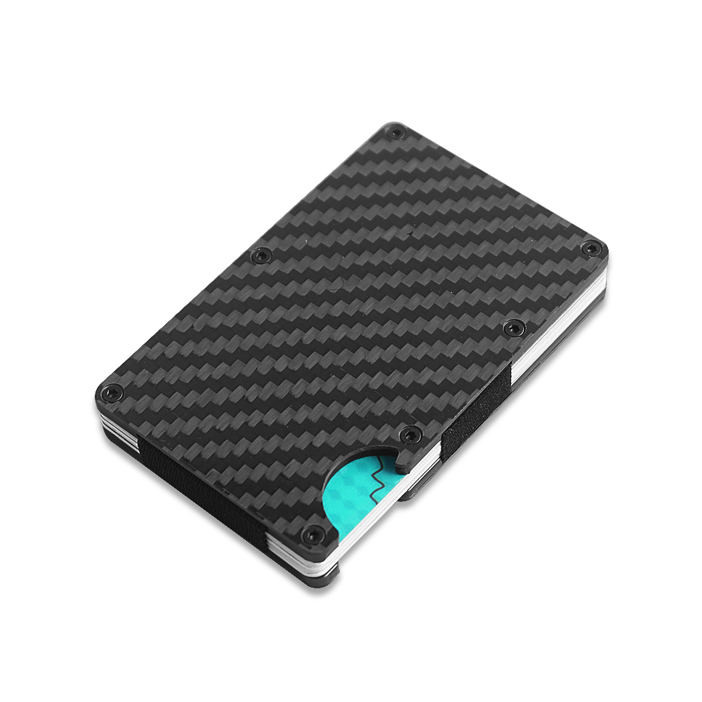 2020 новый минималистский RFID блокирующий карбоновый зажим для денег кошелек с открывалкой для бутылок металлический держатель для кредитных карт ID