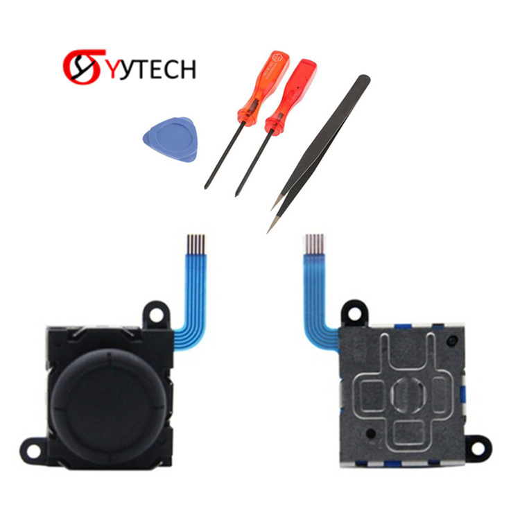 SYYTECH Пинцет металлический 3D Аналоговый джойстик, набор инструментов, запасные части для переключателя shand Joy-con