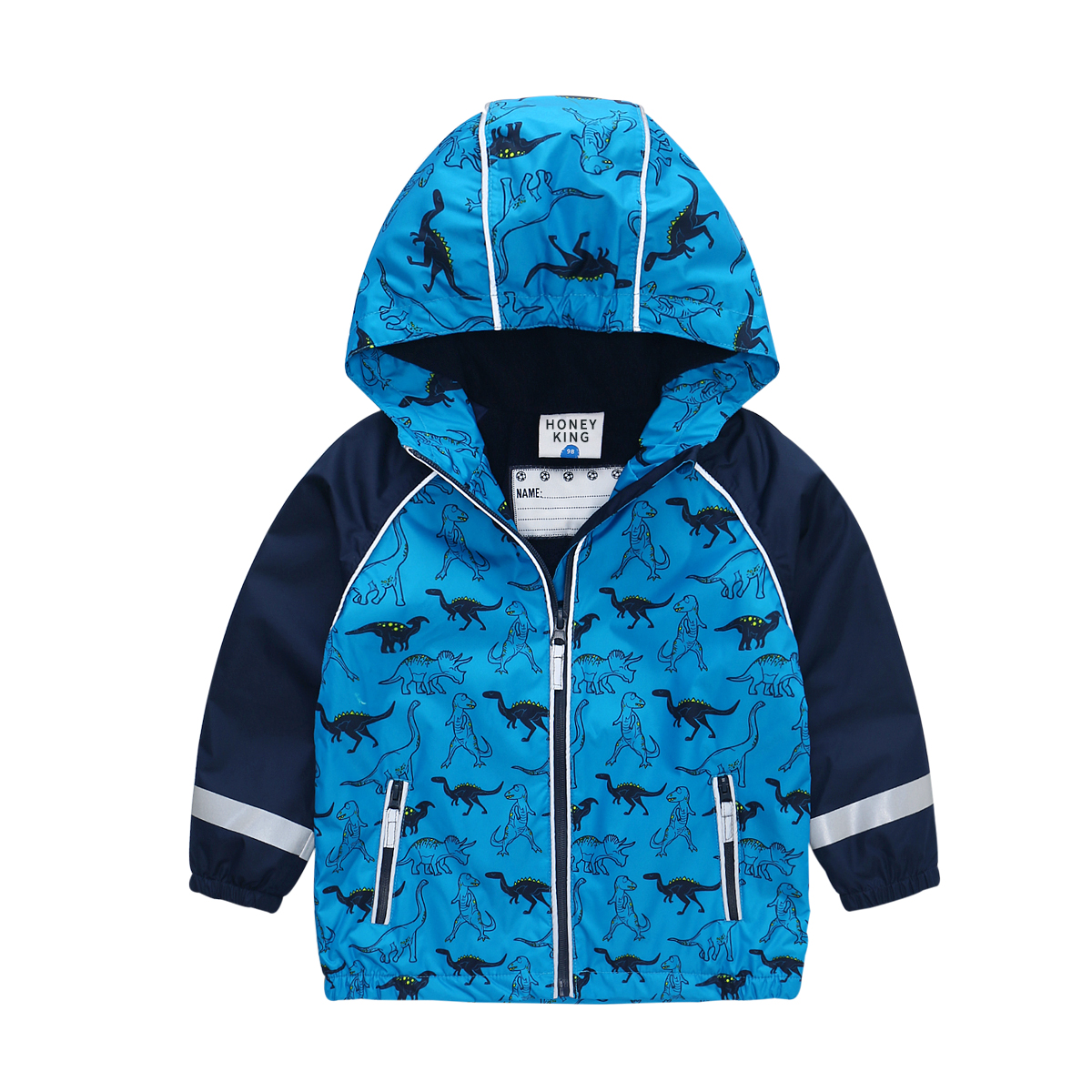 Kids Boys and girls raincoat waterproof jacket for kids hooded children's rain jacket