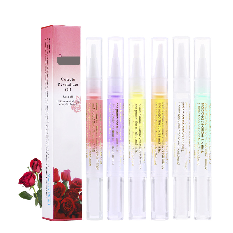 2021 update design eco-friendly good smell nail care nail cuticle oil pen with 15 flavors