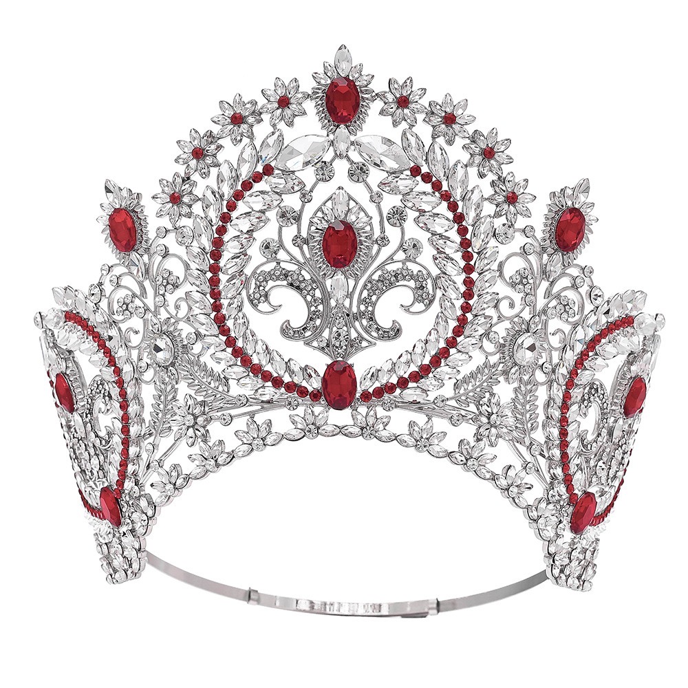 Miss Supranational Crown Tiara Large Beauty Pageant Jewelry Headpiece Crystal Adjustable Miss Universe Pageant Crown Tiara