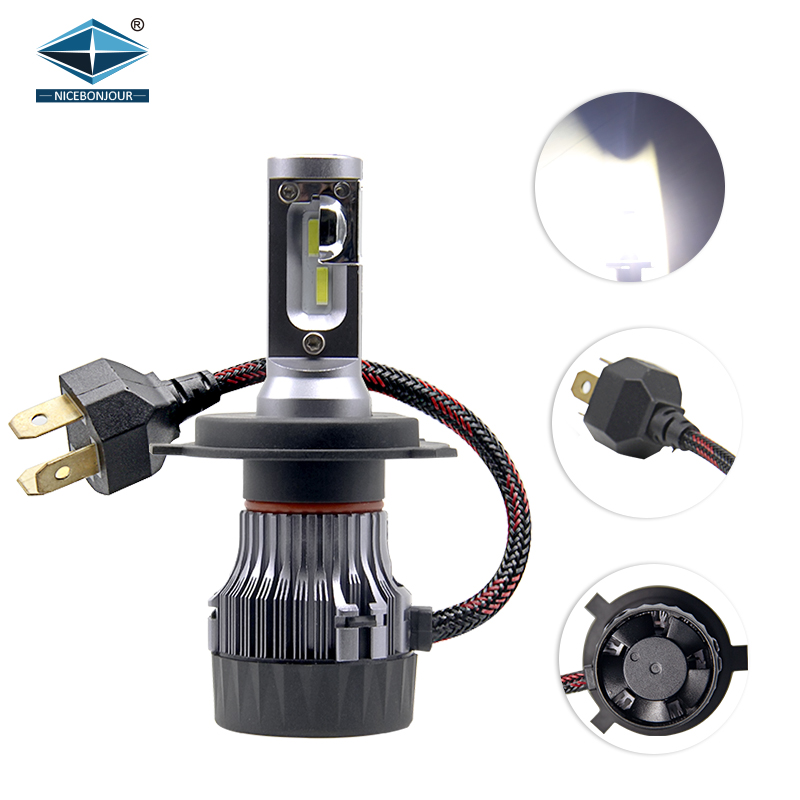 OEM ODM Mini H4 H7 H11 9005 9006 9004 9007 Автомобильные светодиодные фары лампы для автомобиля мотоцикла
