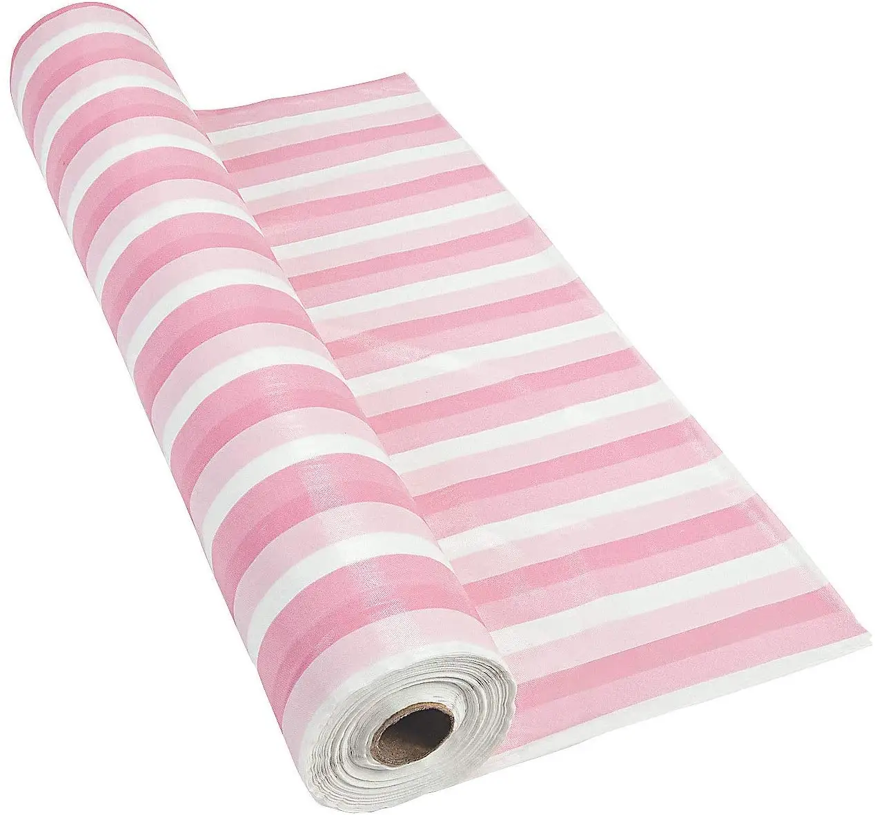 Candy Cane Striped Plastic Table Cloth Pink Striped Party Tablecloth And Plastic Table Skirt