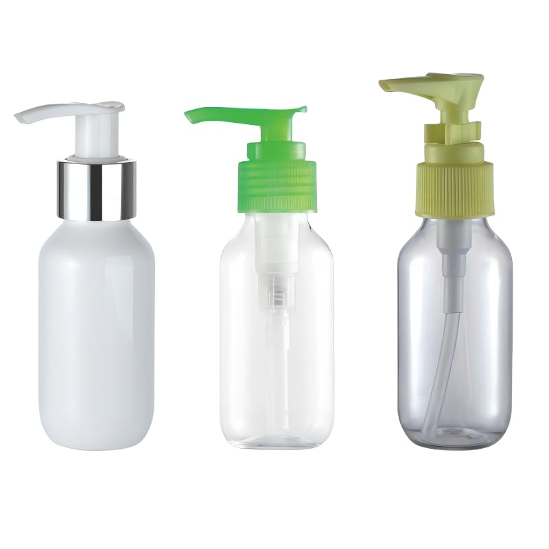 Free Sample Portable 80ml PET Plastic Bottle with 24/410 Plastic Screw Cap Disc Cap Flip Top Cap Lotion Pump Fine Mist Sprayer