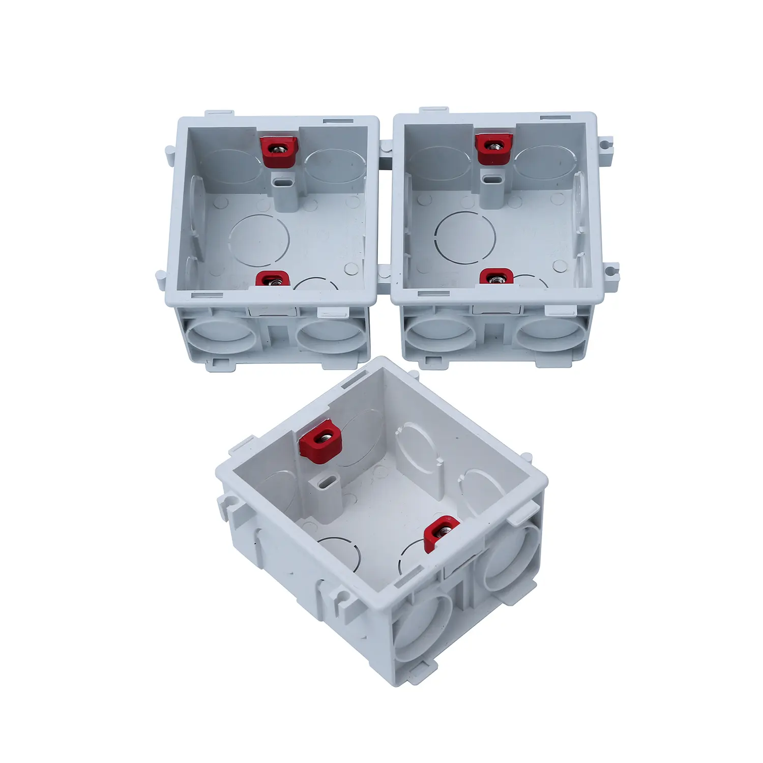 Auto joint electrical 3X3 86*86mm switch back box under switch panel connection box plastic square  junction box under wall