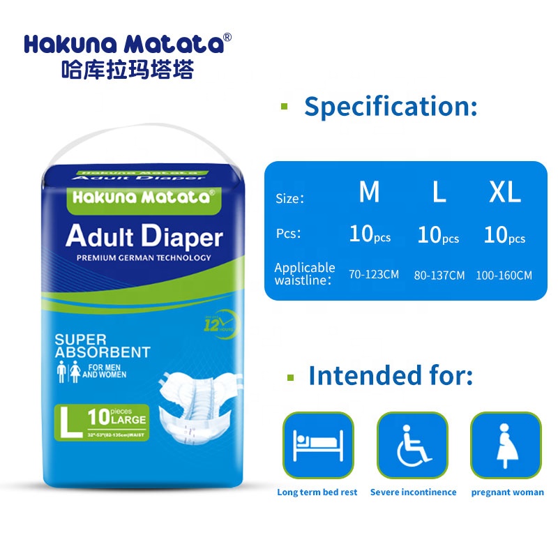 Cheap OEM ODM Adult Diaper Manufacturer for Old People Free Sample Unisex High Absorption Adult Diaper