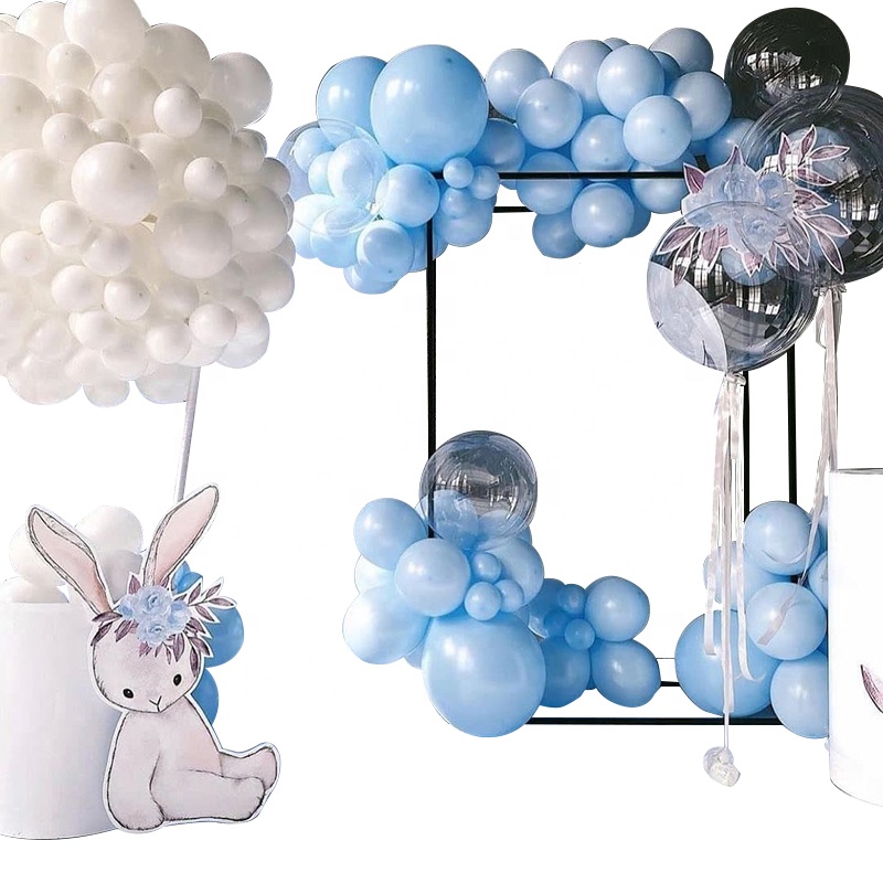116PCS /set blue and white birthday party latex balloon decoration set