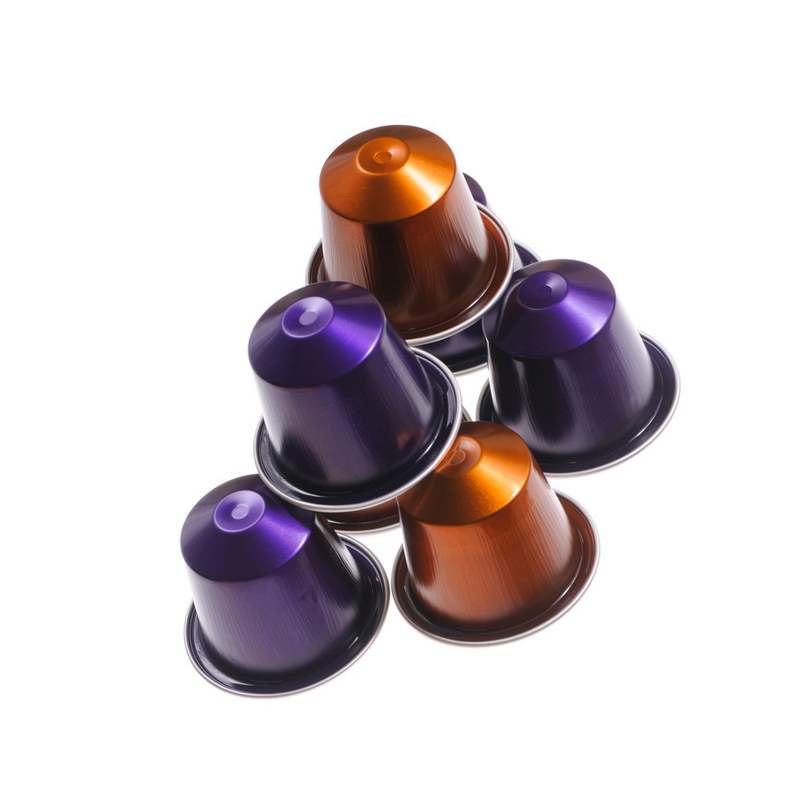 Оптовая торговля алюминиевая фольга Nespresso капсула кофе контейнер алюминиевый упаковщик кофе капсулы совместимый кофе капсулы